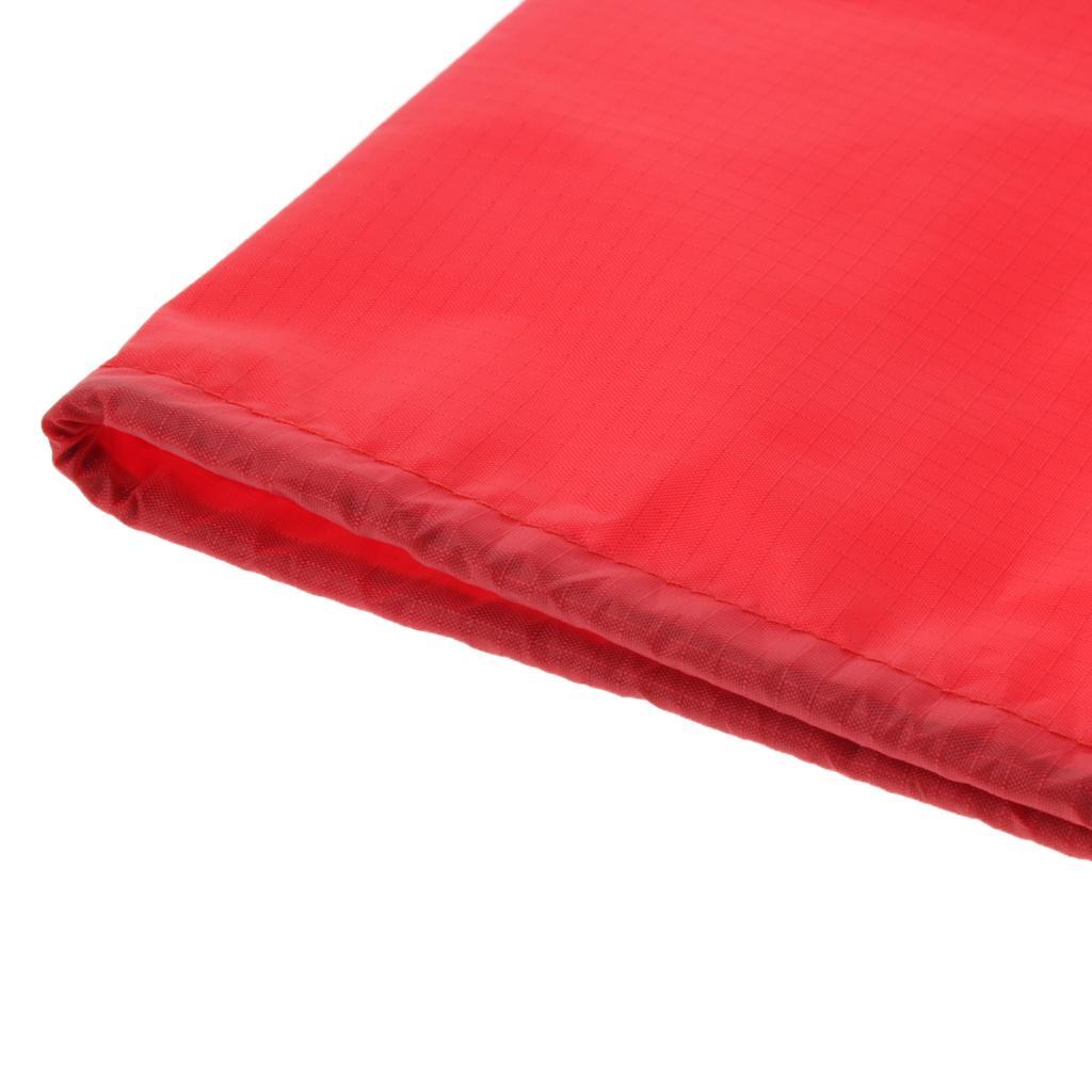 Premium Waterproof Drawstring Storage Stuff Bag Fit for Clothes Shoes, Red