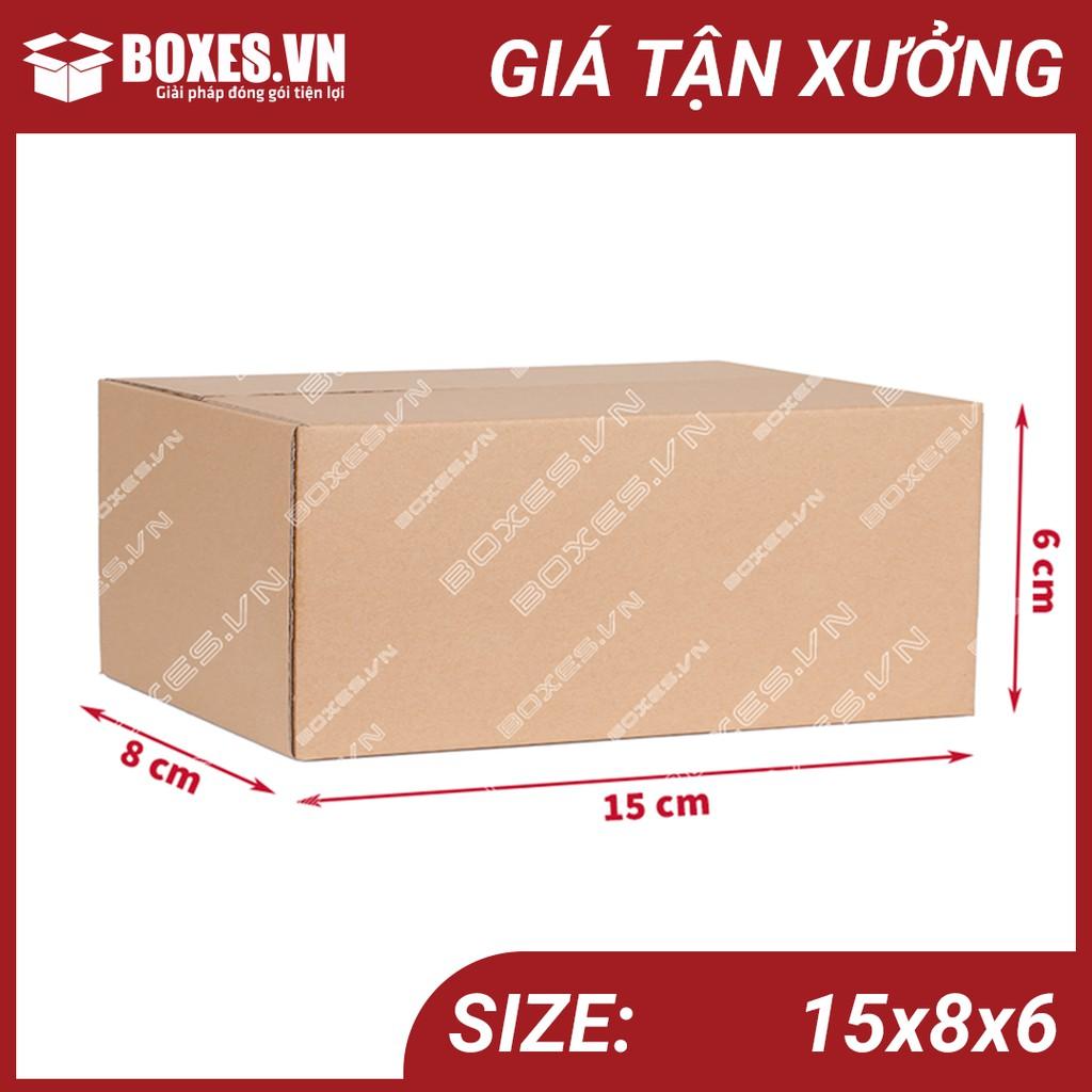 15x8x6 Combo 100 hộp Carton đóng gói hàng giá tại xưởng