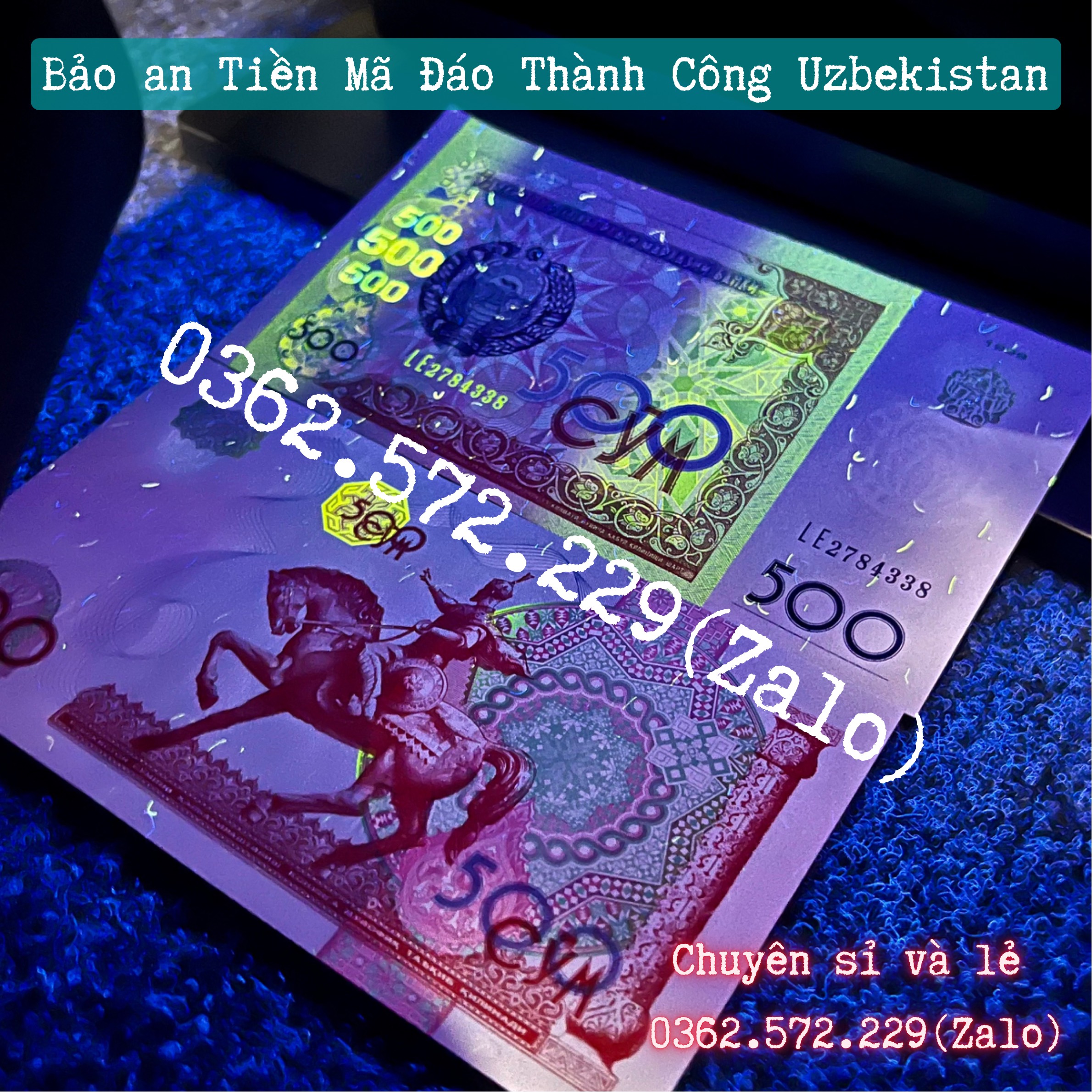 Tờ Ngựa mã đáo thành công của Uzberkistan làm phong thủy may mắn hút tài lộc