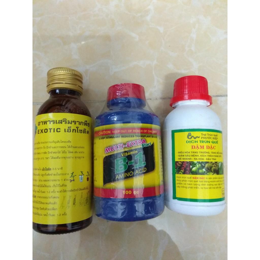 Combo kích rễ dưỡng cây Exotic - B1 thái 100ml tặng chai dịch trùn quế đậm đặc 105ml