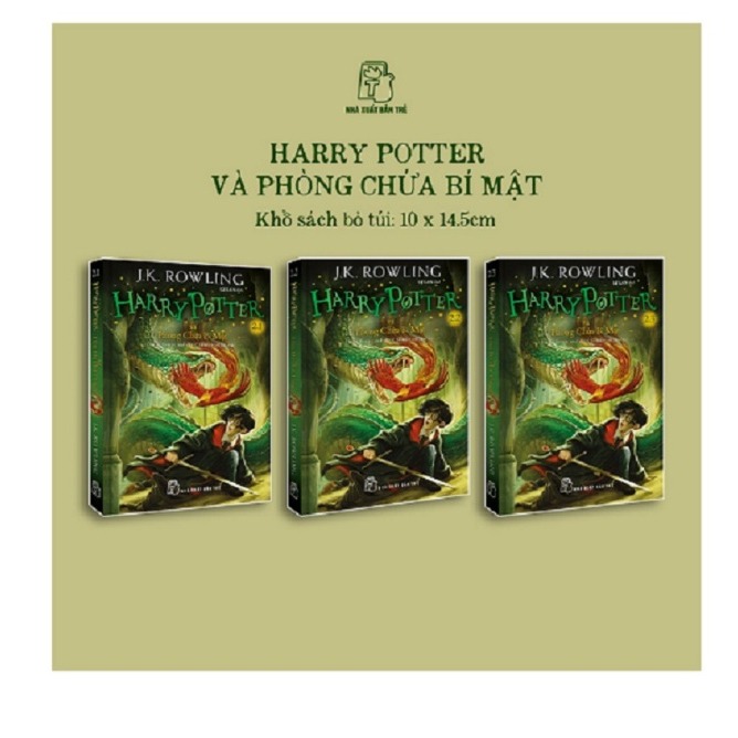 Sách NXB Trẻ - Harry Potter và Phòng chứa bí mật - Tập 2 (set 3 cuốn) - khổ nhỏ (NXBT)