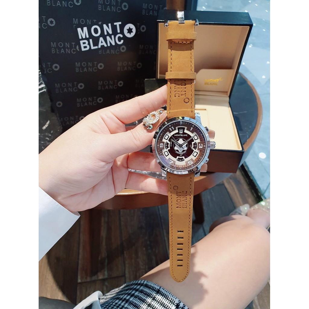 ĐỒNG HỒ NAM MONTBLANC G1189 CHRONOGRAPH , DÂY DA , SIZE 42MM (DHRXMB02)