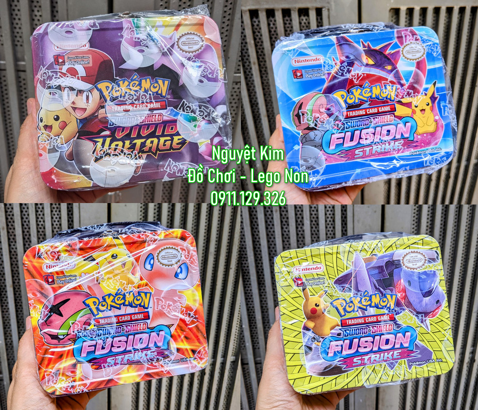 Bài Pokemon hộp sắt