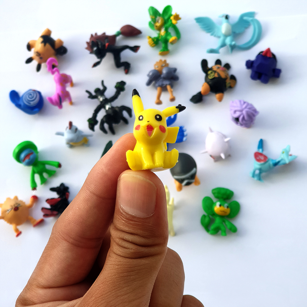Đồ chơi 72 Pokemon dễ thương cho bé trên 3 tuổi không trùng nhau, chất liệu  nhựa PVC đặc sơn màu đẹp, mô phỏng nhân vật phim hoạt hình Poke'mon Mega  (mẫu