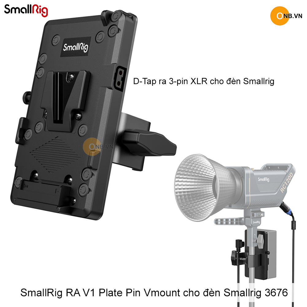 SmallRig RA V1 Plate Pin V mount Đèn Led Smallrig 3676