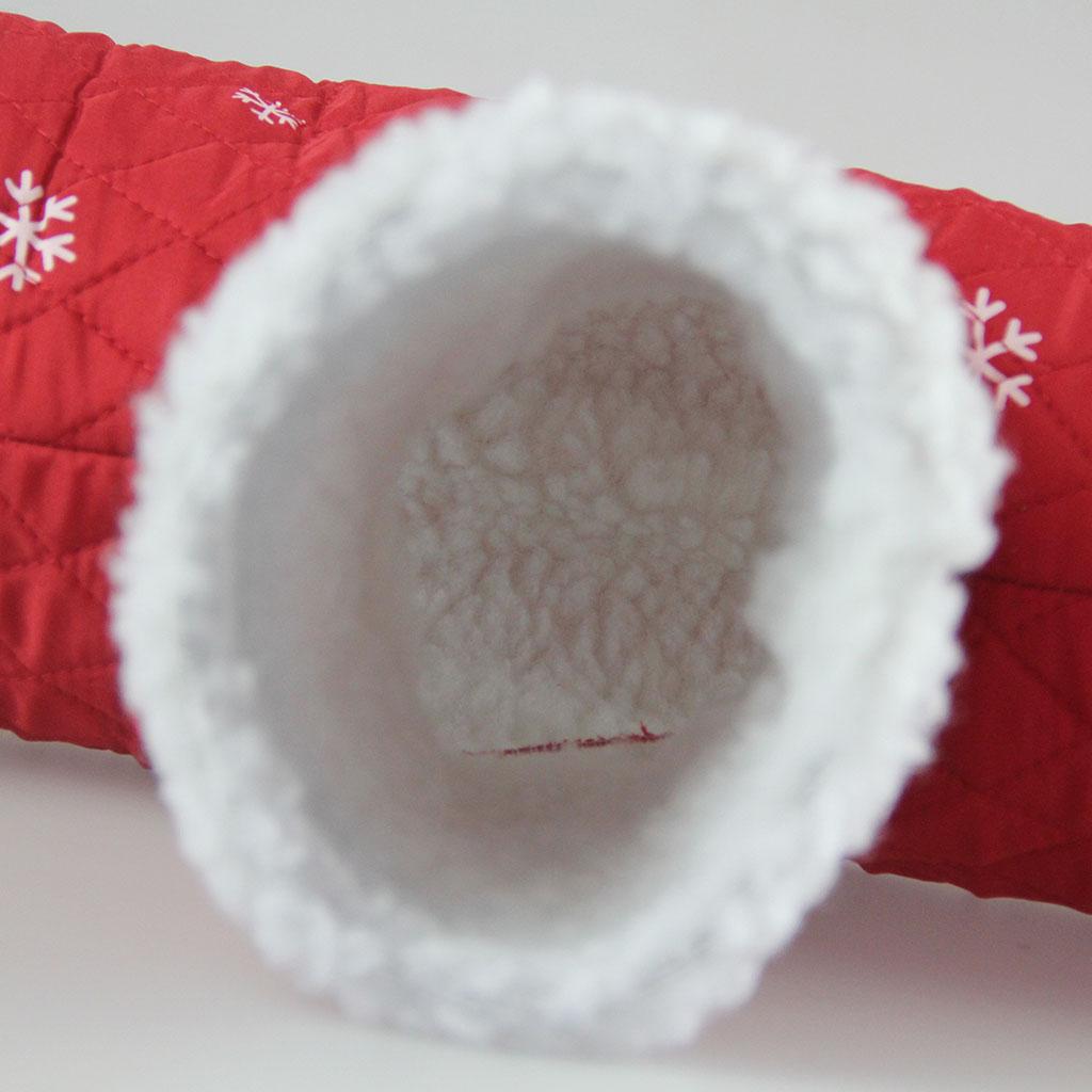 3 Ways Warm Pet Fun Tunnel Hamster Rabbit Ferret Guinea Pig Play Toy Red