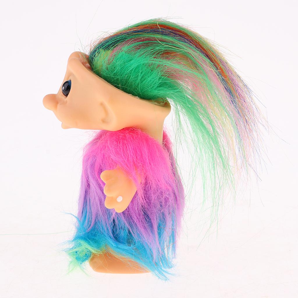 Nhiều Màu Sắc Sang Trọng May Mắn Troll Búp Bê Mini Nhân Vật Hành Động Đồ Chơi-Dự Tiệc, Nghệ Thuật Và Hàng Thủ Côn