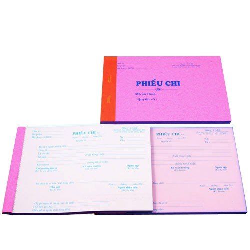 Phiếu Thu / Phiếu Chi Nhã Yến Cao Cấp 100 tờ Khổ 13x19cm (1 Liên / 2 Liên)