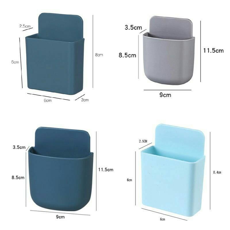 Combo 3 ống cắm điều khiển dán tường đa năng – Giao màu ngẫu nhiên - Hàng Chất Lượng