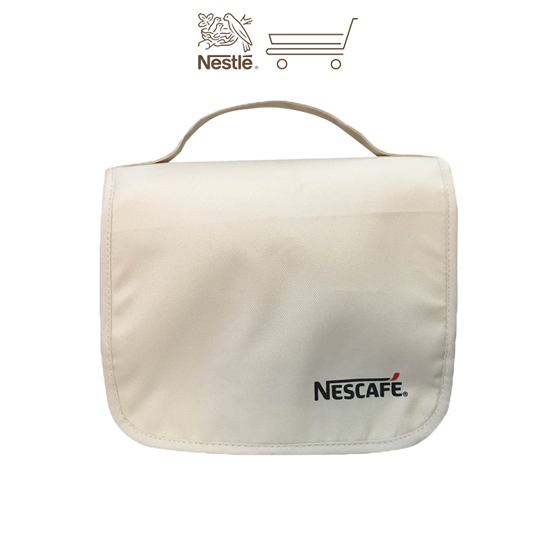 [Tặng túi du lịch đa năng] Combo 3 hộp cà phê hòa tan Nescafé Latte sữa hạt vị hạnh nhân (Hộp 10 gói x 24g)