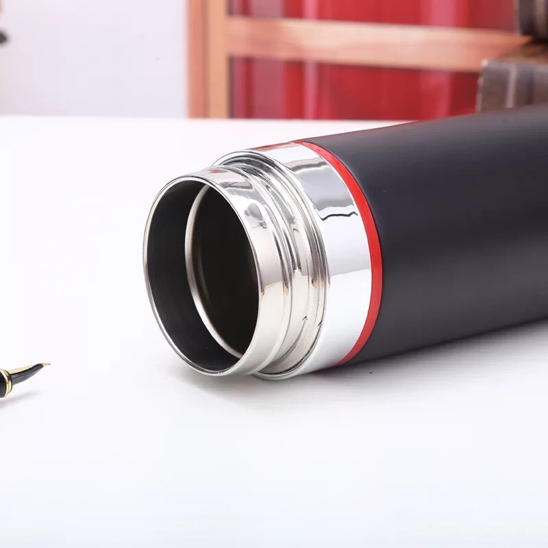 Bình giữ nhiệt cao cấp bằng inox không gỉ Water Cup 700ml, Tặng kèm gương mini xinh xắn