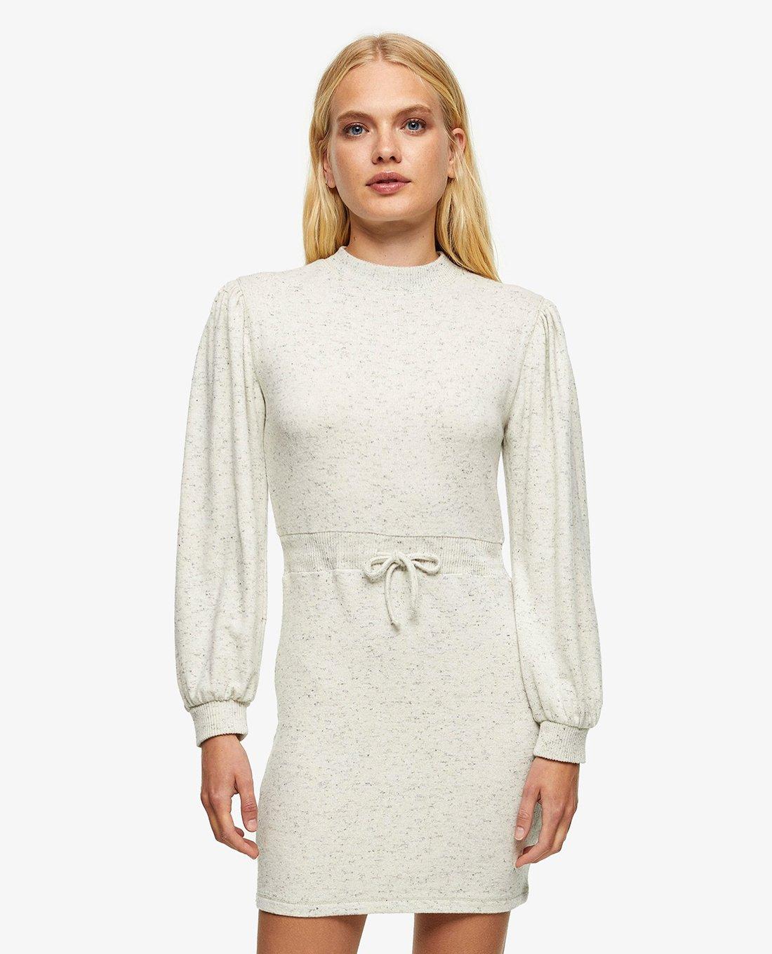 TOPSHOP - Đầm mini tay dài cổ tròn Oat Sweatshirt 10A09TOAT