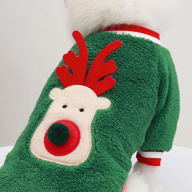 Áo Noel Giáng Sinh hình Tuần Lộc dành cho chó mèo thú cưng
