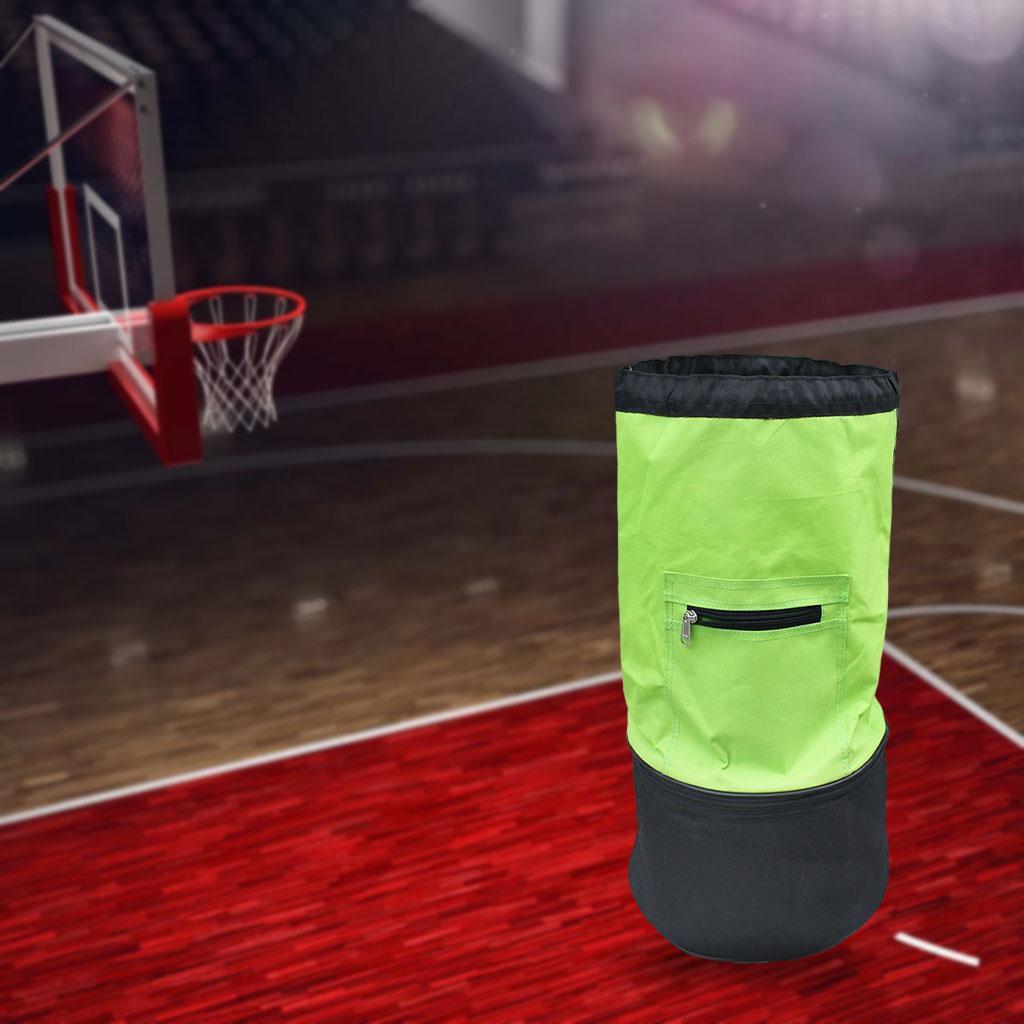 Mesh Storage Bag with Pocket Basketball Soccer Volleyball Bag Travel
