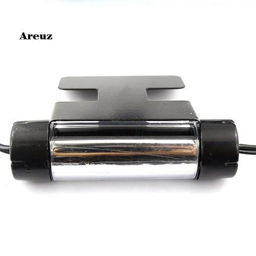 Bộ 4 Dây Đèn 3 Bóng LED 12V Màu Xanh Dương Neon Trang Trí Nội Thất Xe Hơi