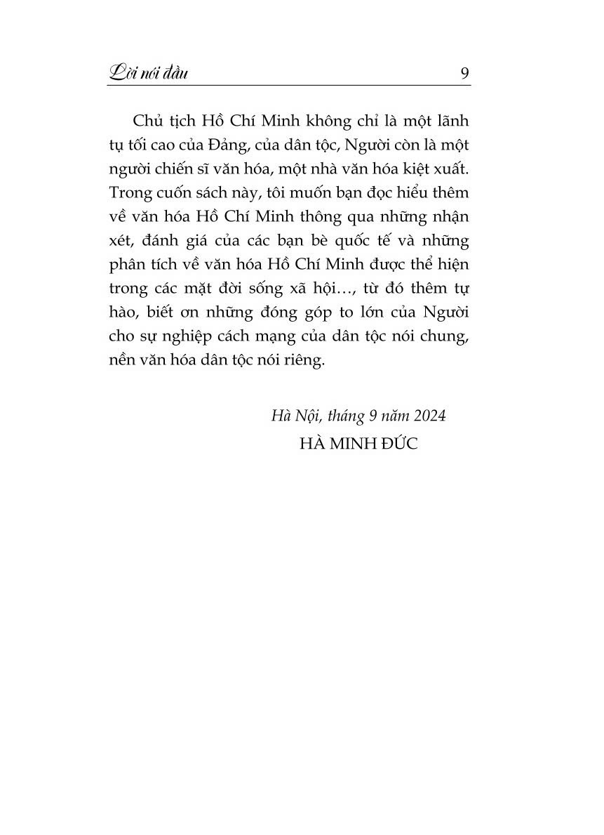 Văn hóa Hồ Chí Minh - bản in 2025