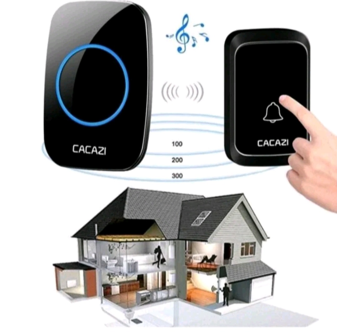 BỘ CHUÔNG CỬA BÁO KHÁCH KHÔNG DÂY XA 200M HÀNG CHUẨN