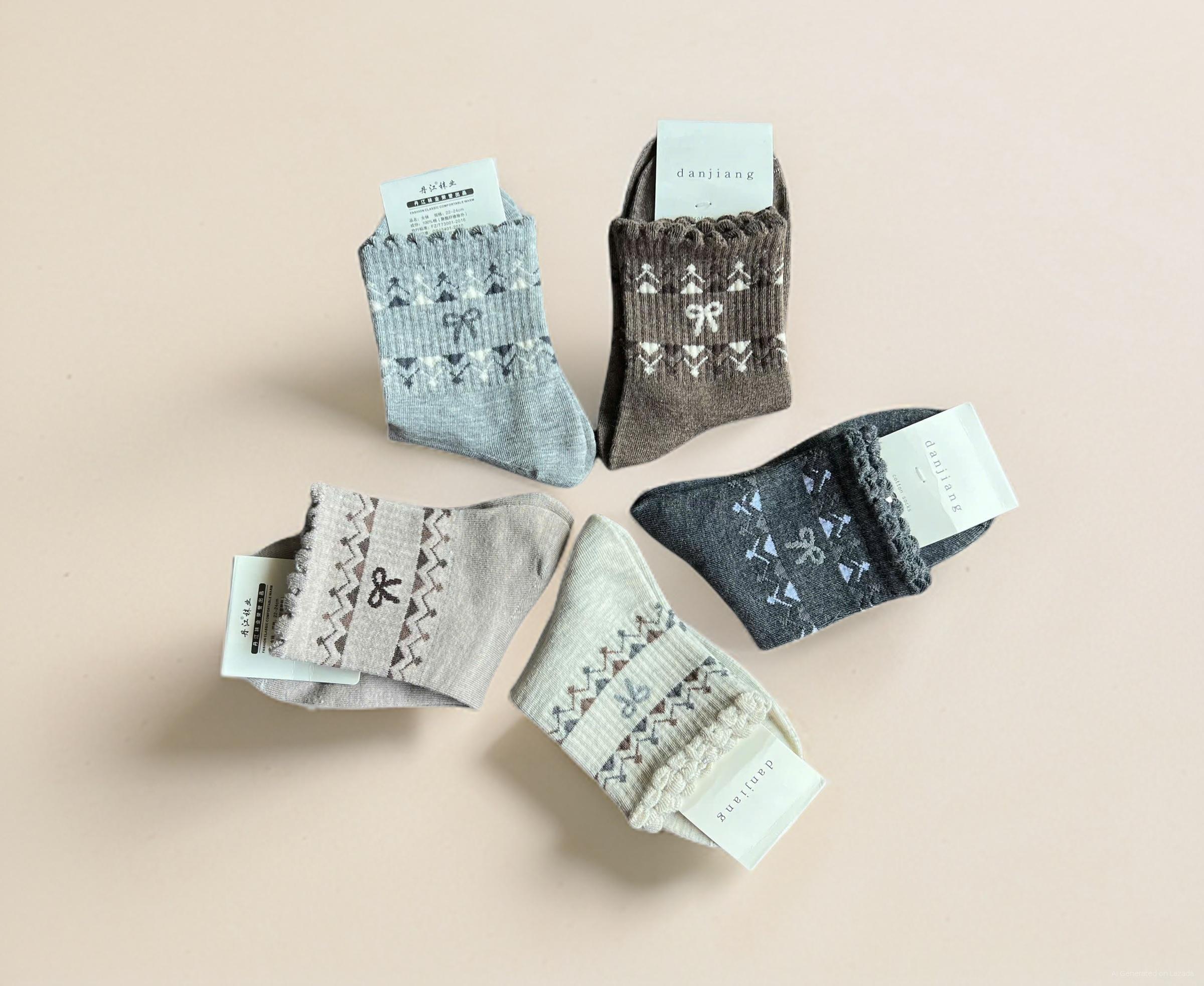 SET 5 ĐÔI TẤT VỚ NỮ CAO CỔ MÃ 25 DÀNH CHO NỮ