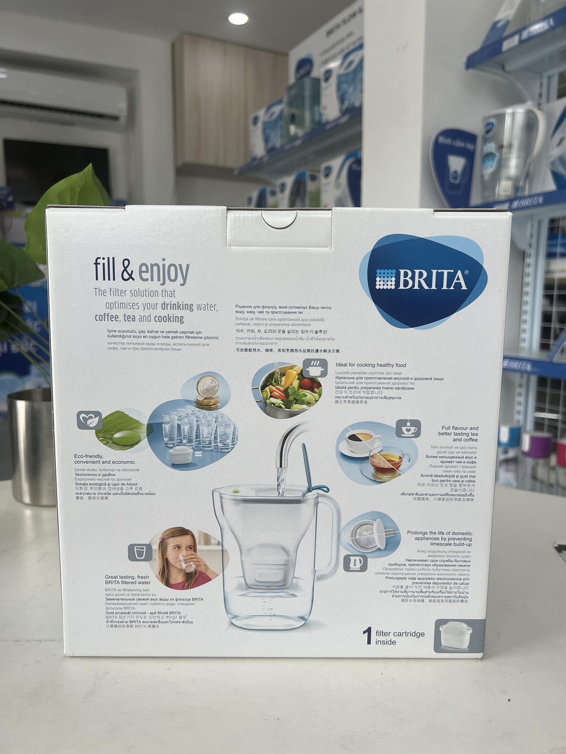 Bình Lọc Nước BRITA Style BLue - 2.4L (Kèm Maxtra Plus)