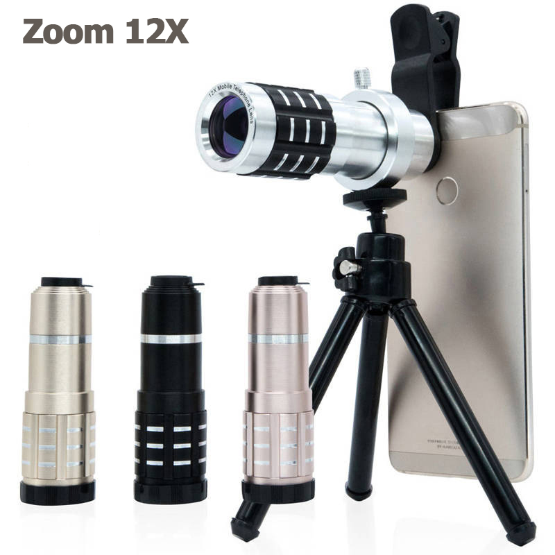 Hình ảnh Ống kính Zoom 12x Mobile Telephoto Lens cho điện thoại