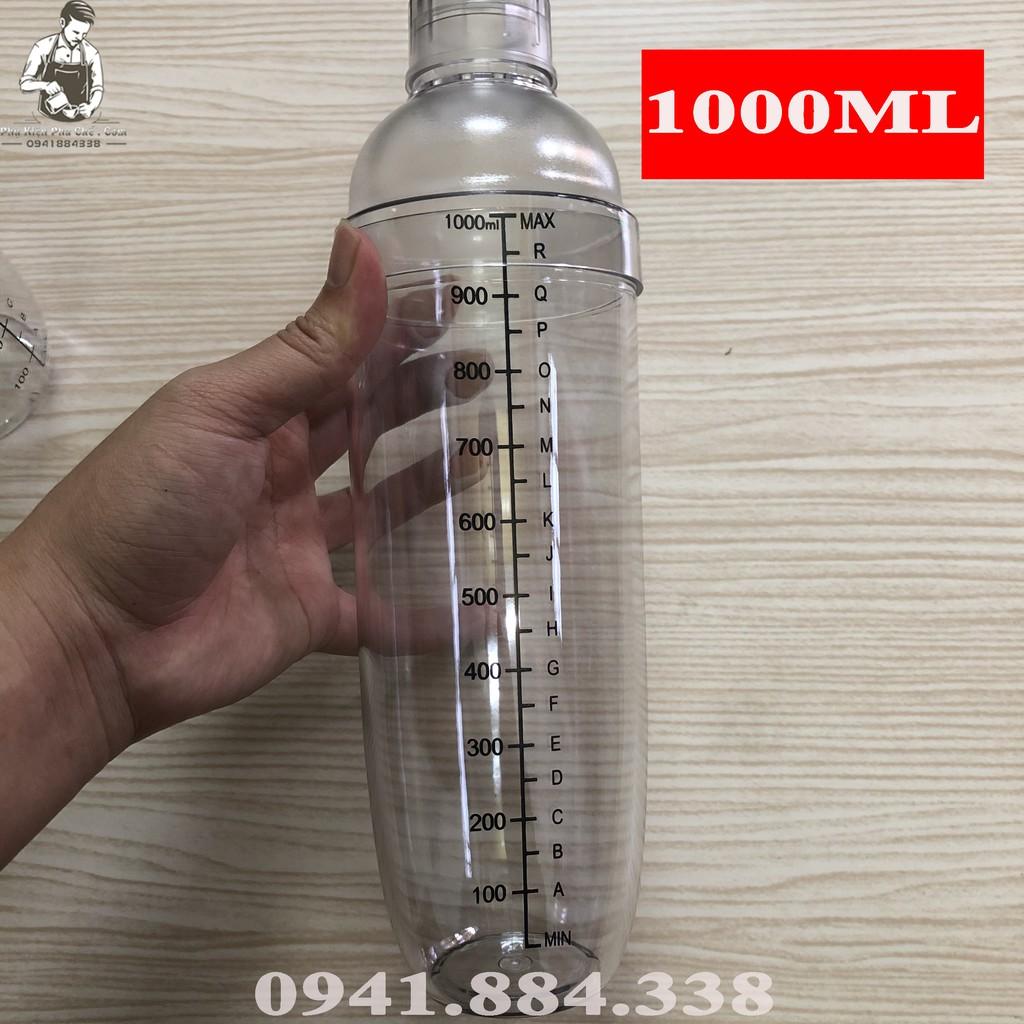 Bình Lắc Pha Chế - Bình Lắc Nhựa - Shaker Nhựa