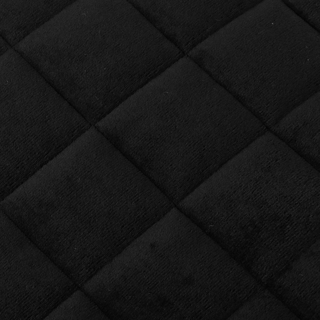 Universal Front & Rear Square Row Car Auto Seat Cover Pad Black