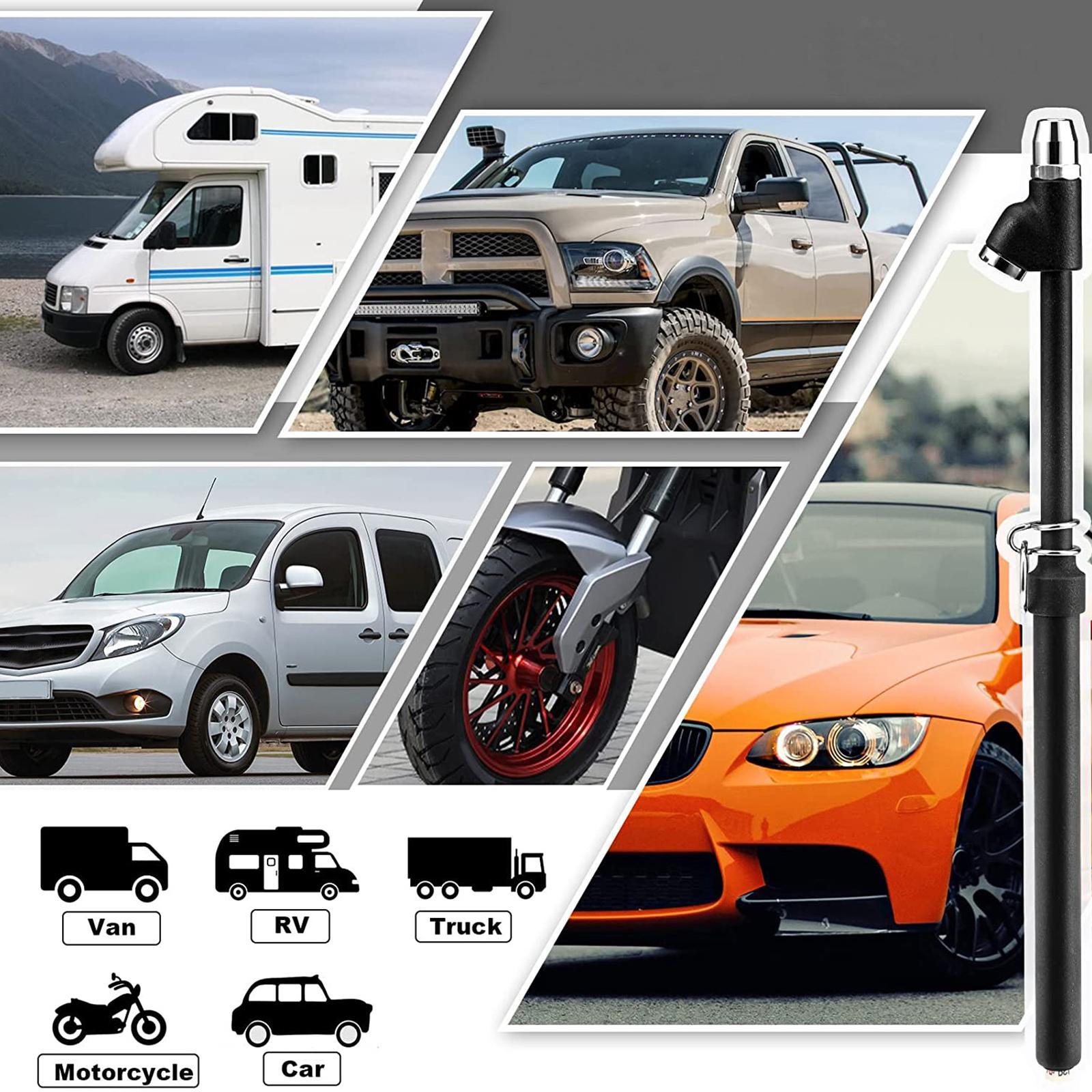 Tire Pressure Gauge Tire Gauge Metal Portable 12inch Air Pressure Gauge Heavy Duty for Van/ Truck/ Vehicles/ Cars