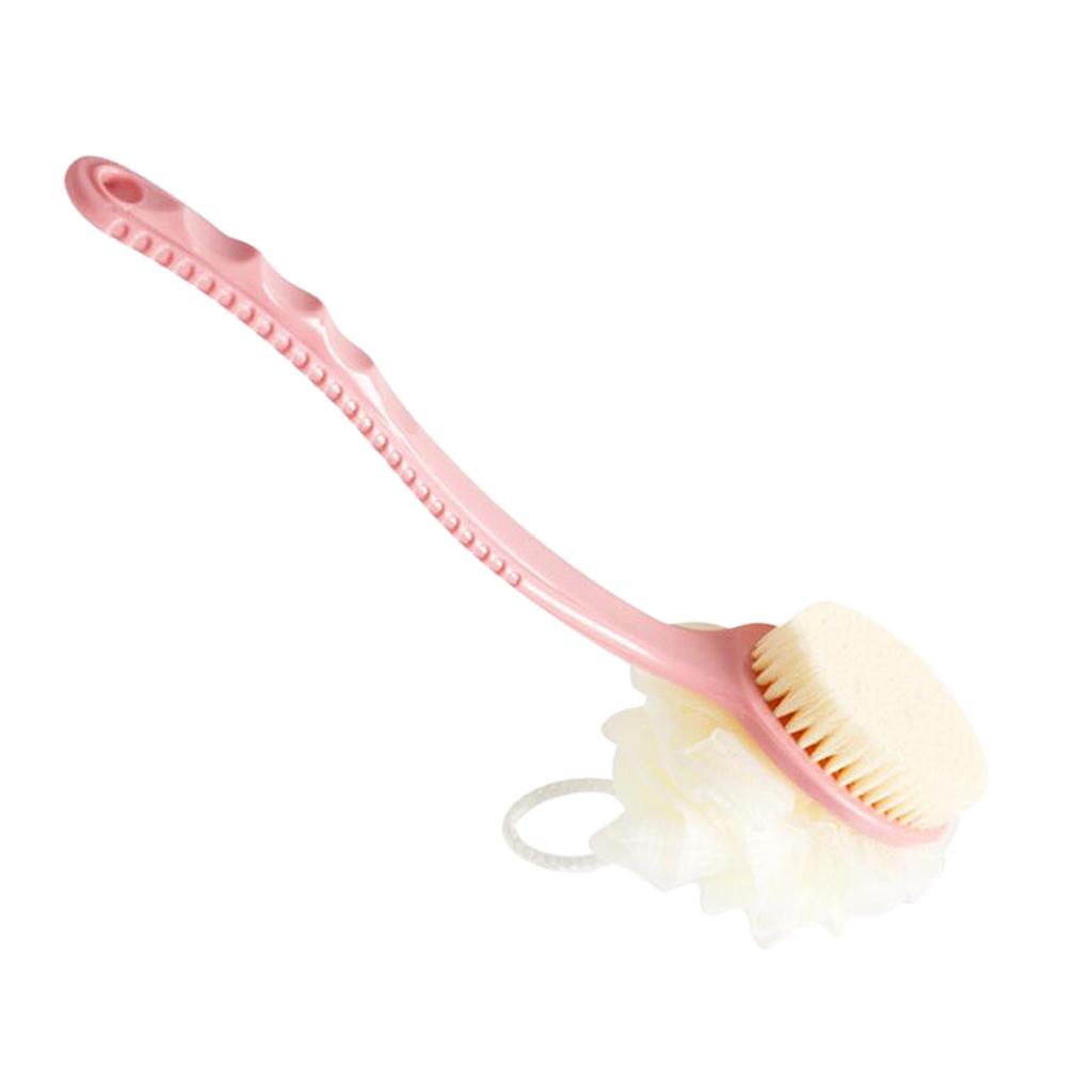 Plastic Long Handle Scrub Skin Massage Shower Brush Bath Back Brush
