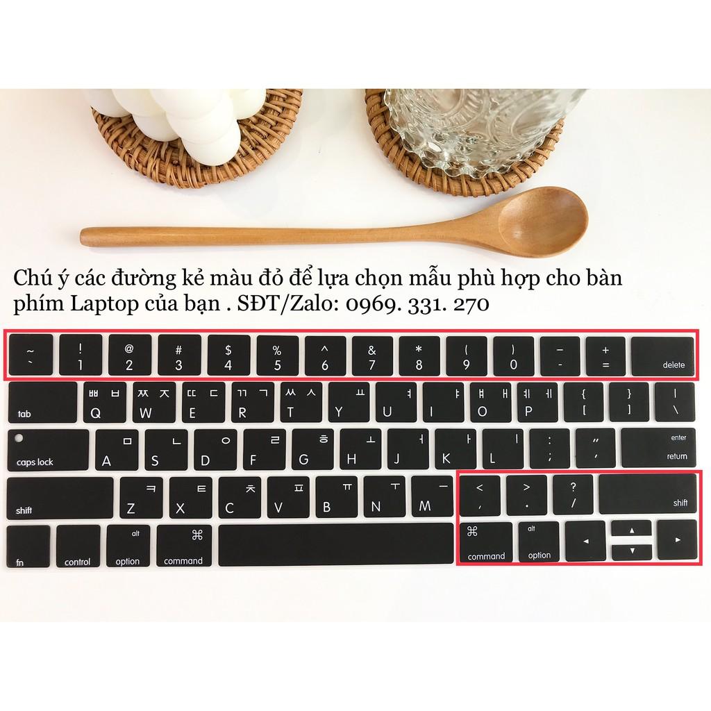 Phủ phím silicon Tiếng Hàn cho Macbook Pro 13/15 Touch Bar