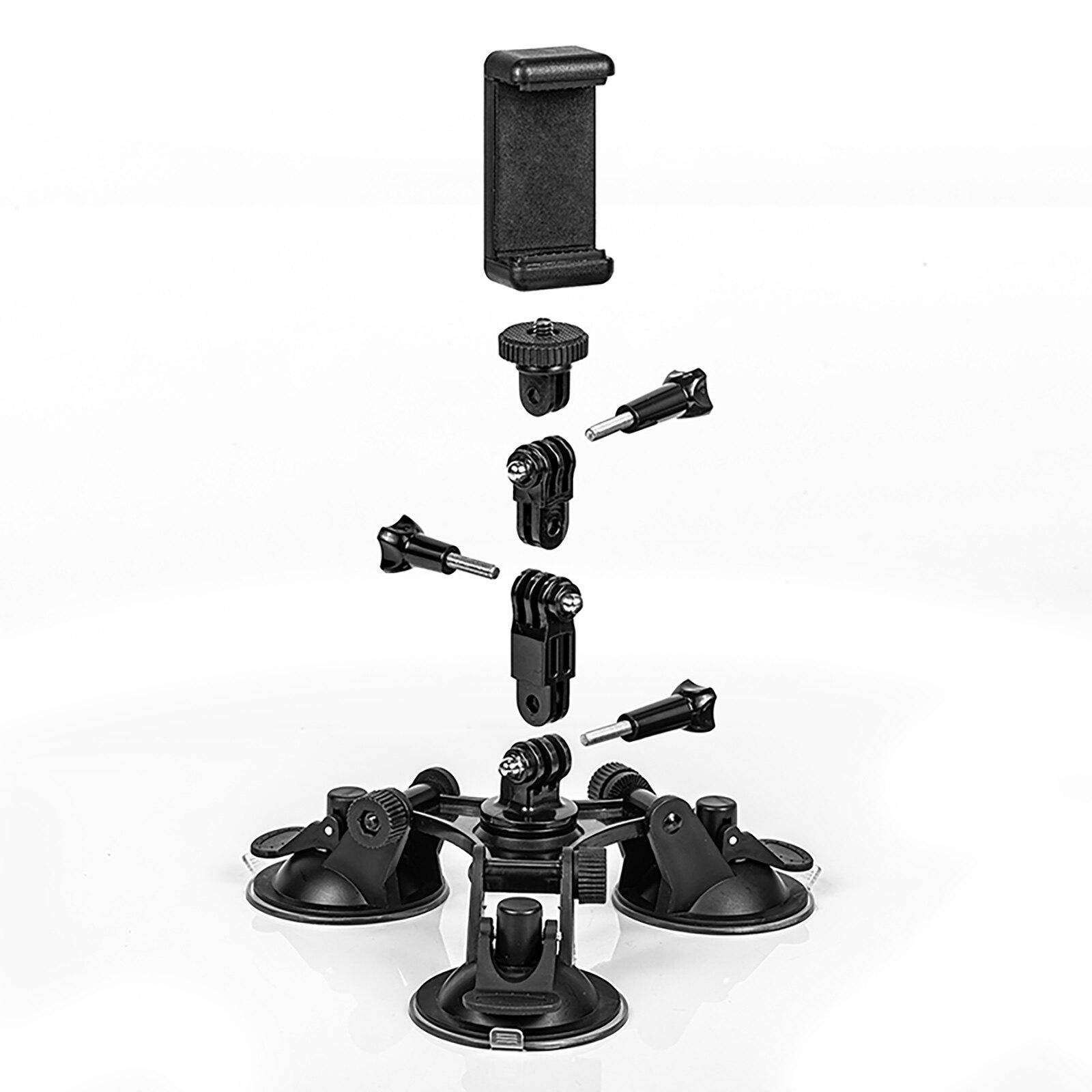 Interior Exterior Car Sunroof Mobile Phone Shooting Bracket Set Suction Cup Holder Compatible For Dji Handheld Osmo Gimbal/Gopro 10/9 Camera