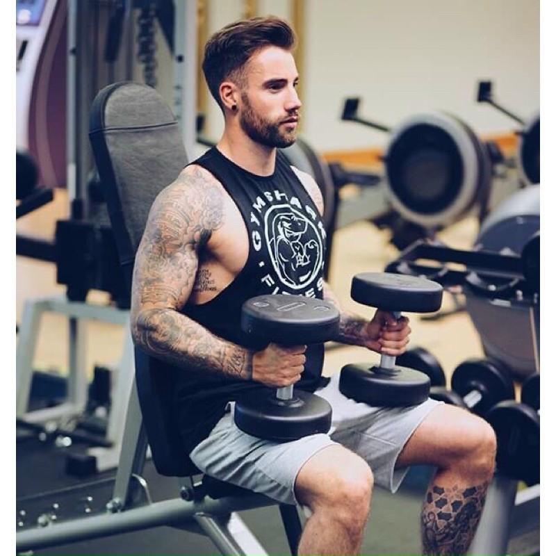 Áo ba lỗ tanktop vải thun lanh poly co giãn thoáng mát