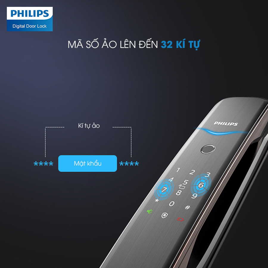 Khóa cửa thông minh Philips DDL702E