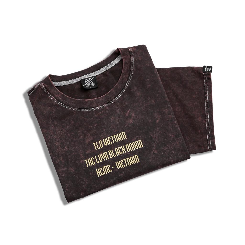 Áo Thun The Luyn Black ACID WASH Unisex Tay Lỡ Màu Xám Chất Cotton Mỹ Dành Cho Cả Nam Và Nữ