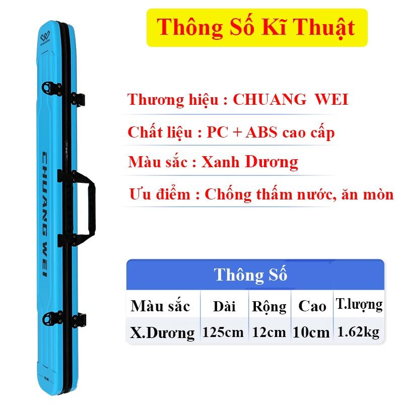 Túi đựng cần câu cá ChuangWEi chất liệu ABS Chống Thấm Nước Chuyện Dụng Câu Đơn , Câu Đài Cao Cấp TC-15