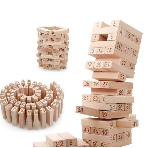 Bộ đồ chơi đa năng xếp hình, rút gỗ, domino, montessori
