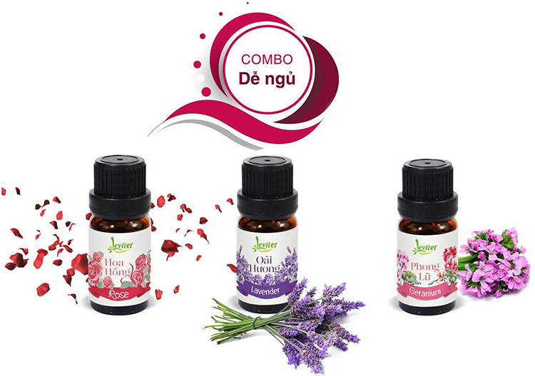 Combo 3 Chai Tinh Dầu Dể Ngủ Leviter