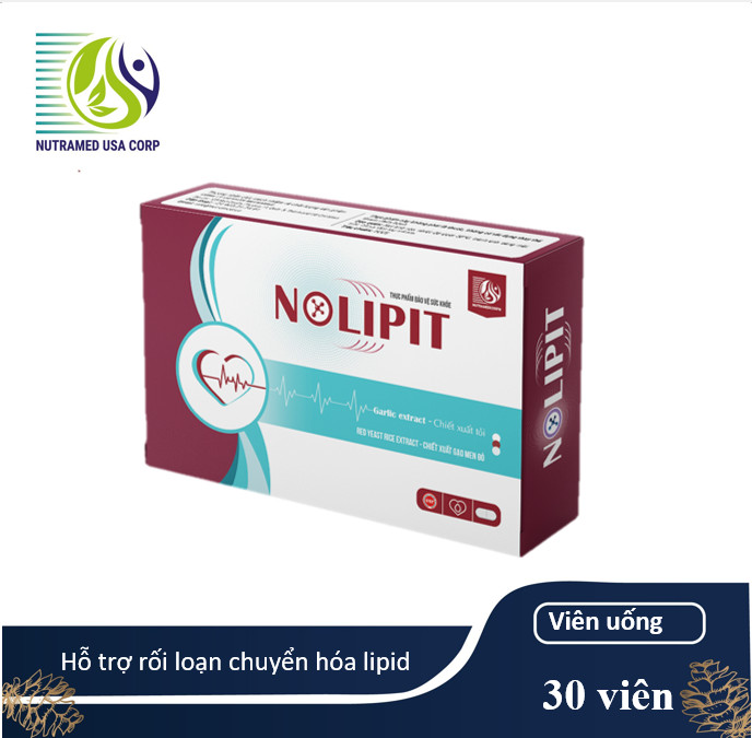 Viên uống Nolipit - hỗ trợ các vấn đề về chuyển hóa lipid - Nhà máy liên doanh với Medinej -USA , đạt chuẩn WHO -GMP