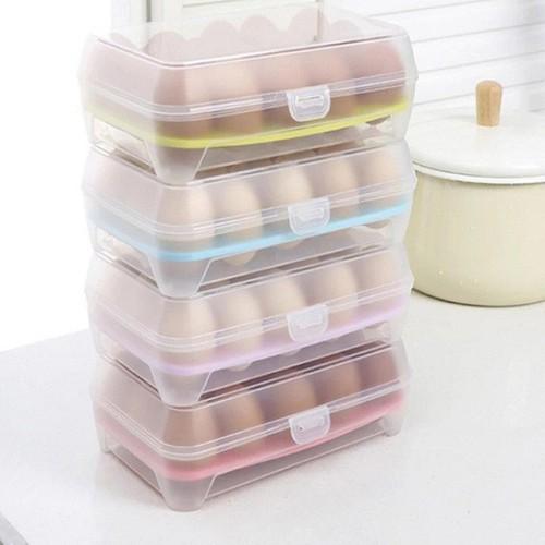 Hộp đựng trứng 15 ô tiện lợi