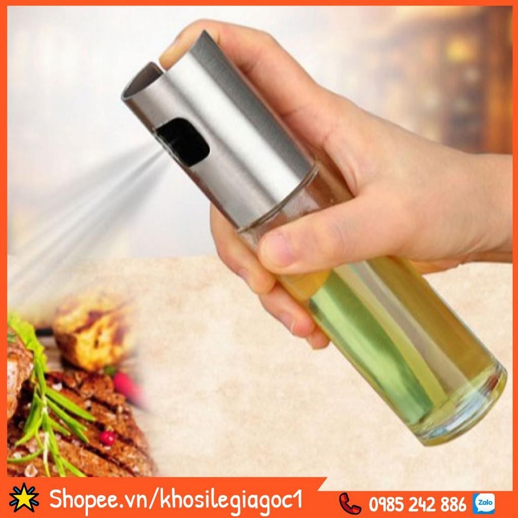 Hàng CHÍNH HÃNG BÌNH XỊT DẦU ĂN RAPIDO DẠNG CHAI INOX