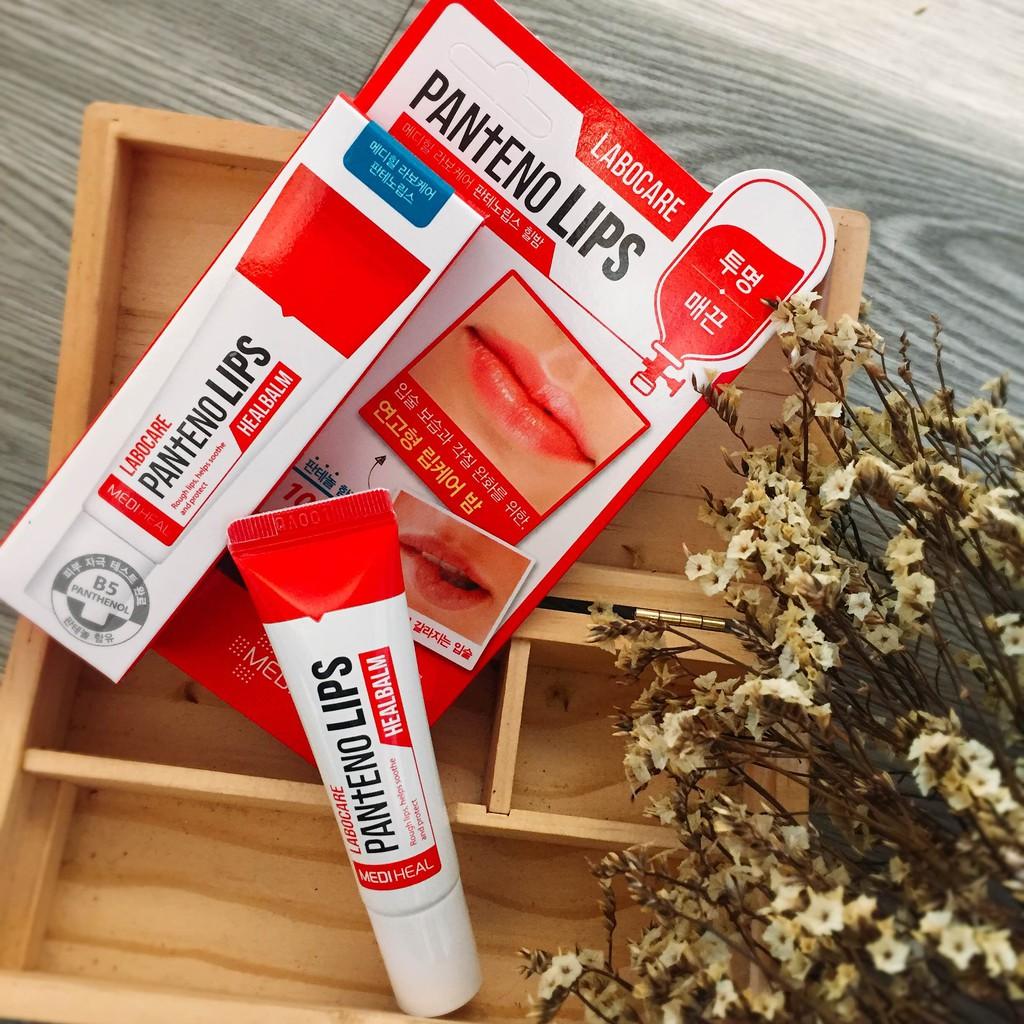 Son Dưỡng chuyên dùng cho môi khô nứt nẻ Mediheal Labocare Panteno Lips Healbalm 10ml