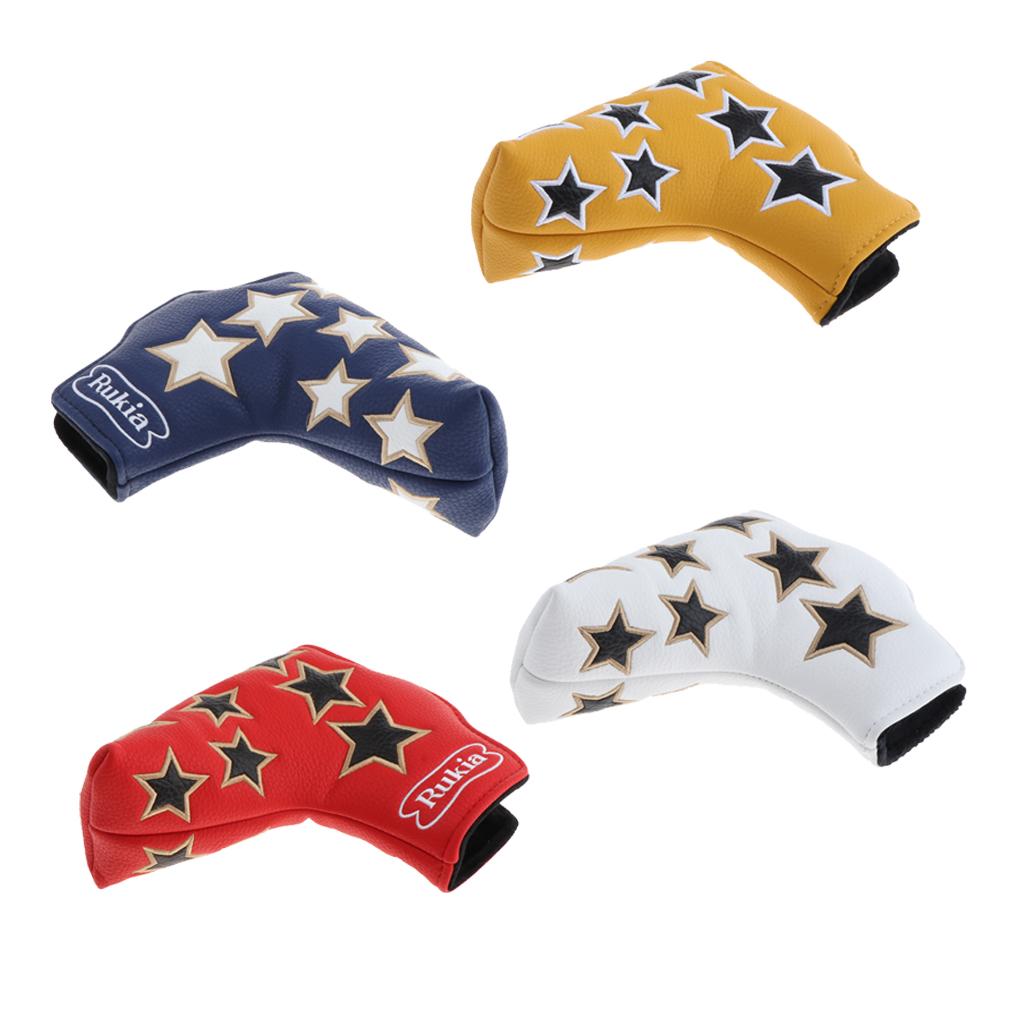 Waterproof Golf Putter Head Covers Blade PU Leather Club Headcover