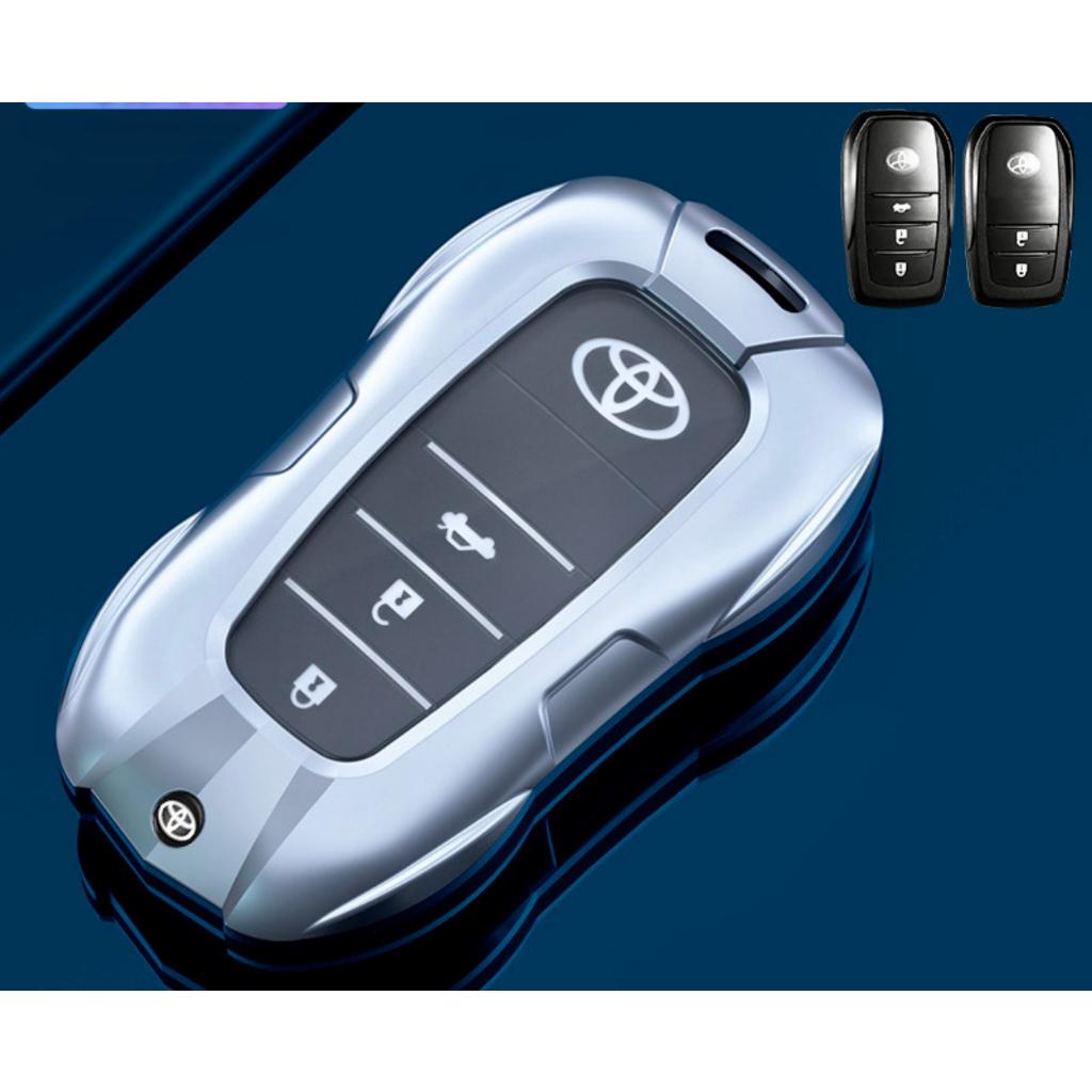 Vỏ Ốp chìa khóa Kim Loại Độc, Đẹp, Sang xe ô tô Toyota Vios, Corolla Altis, Camry, Fortuner, Land Cruiser Prado, Cros