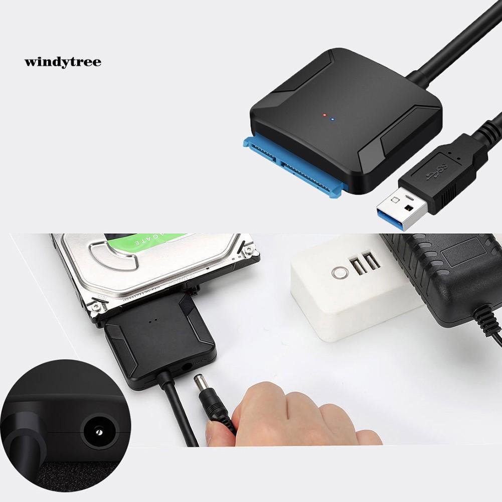 Bộ chuyển đổi ổ cứng SATA Sang USB 3.0 2.5/3.5 HDD SSD tiện dụng