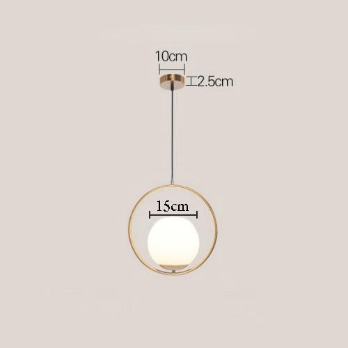 Đèn thả trần OCEA 20cm hiện đại, cao cấp kèm bóng LED chuyên dụng - Tô điểm cho không gian sống