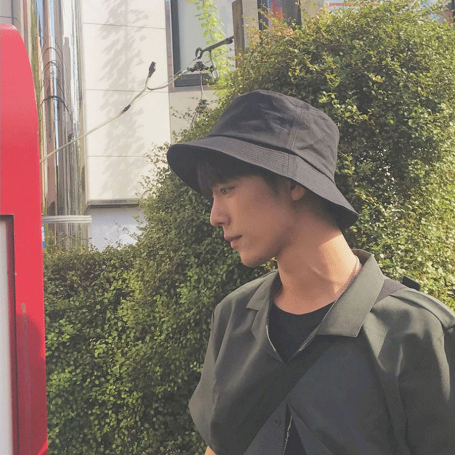 NÓN BUCKET TRƠN CHỐNG NẮNG CÁ TÍNH, MŨ TAI BÈO ĐEN TRƠN ULZZANG MÙA HÈ- SMICE HOUSE