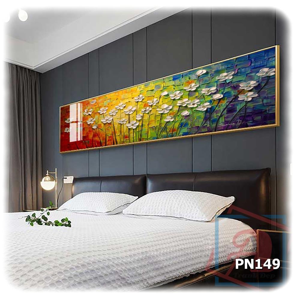 Tranh canvas khổ lớn trang trí phòng ngủ - PN149