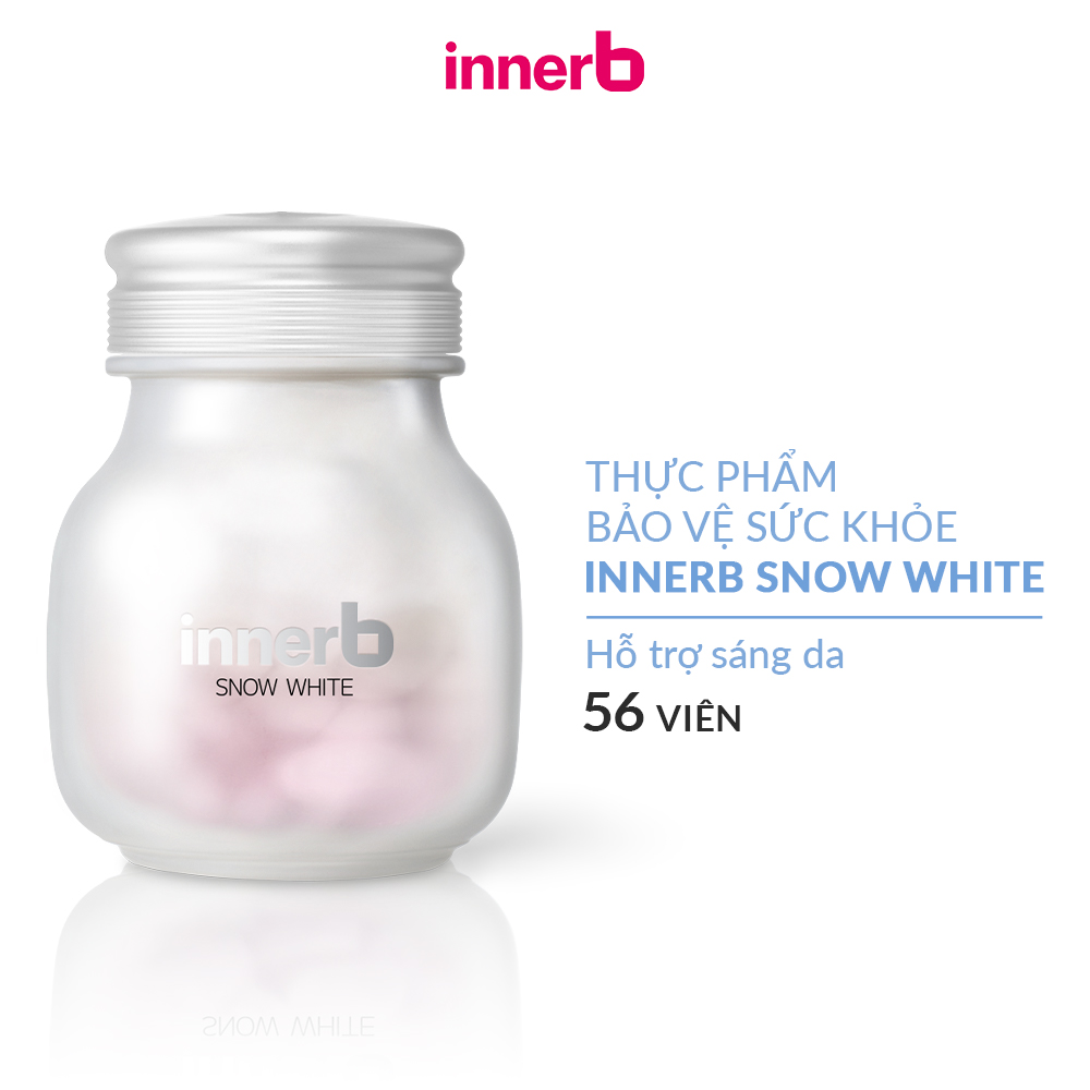 Bộ đôi thực phẩm bảo vệ sức khỏe InnerB Aqua Rich Doubleup (56 viên) & InnerB Snow White (28 G*20EA/CT)