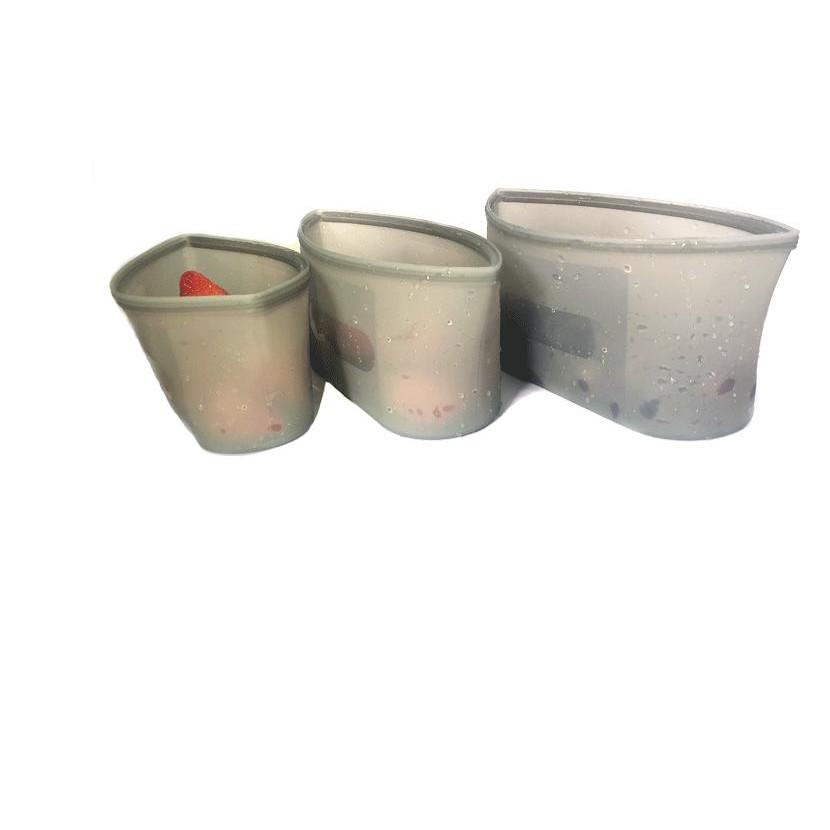 Bộ 8 túi đựng thực phẩm 8 Pack Reusable Zip Lock BPA Free - Home and Garden