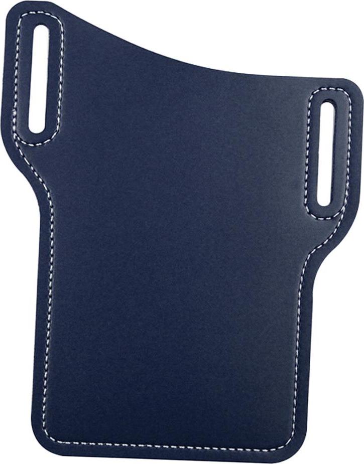 Men Waist Phone Bag PU Loop Holster Pouchs Belt Multipurpose Carrying Case