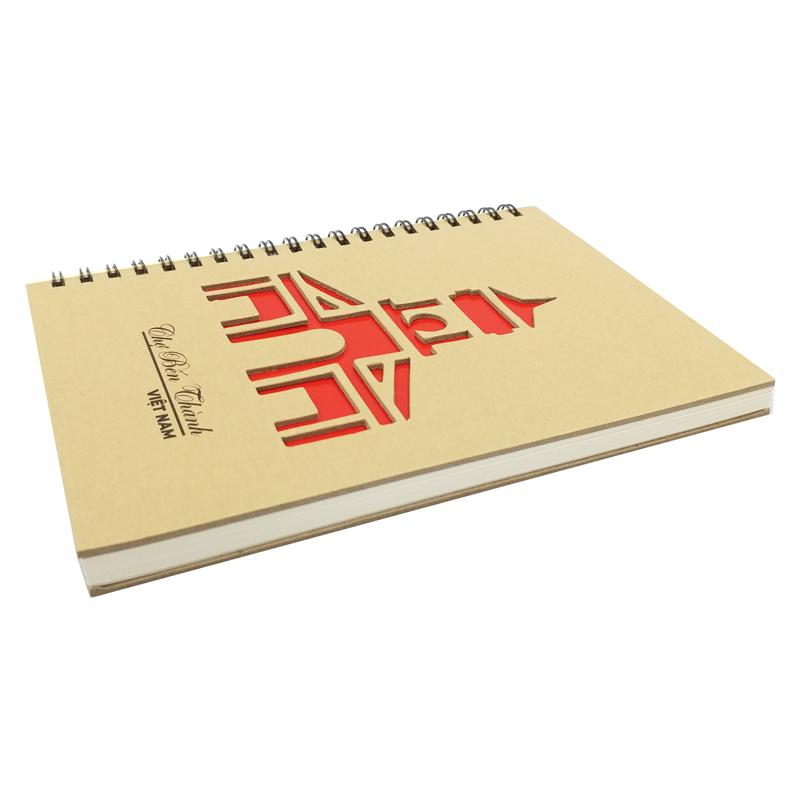 Sổ Lò Xo Khuôn Bế Phong Cảnh Việt Nam - The Sun 04 - Chợ Bến Thành
